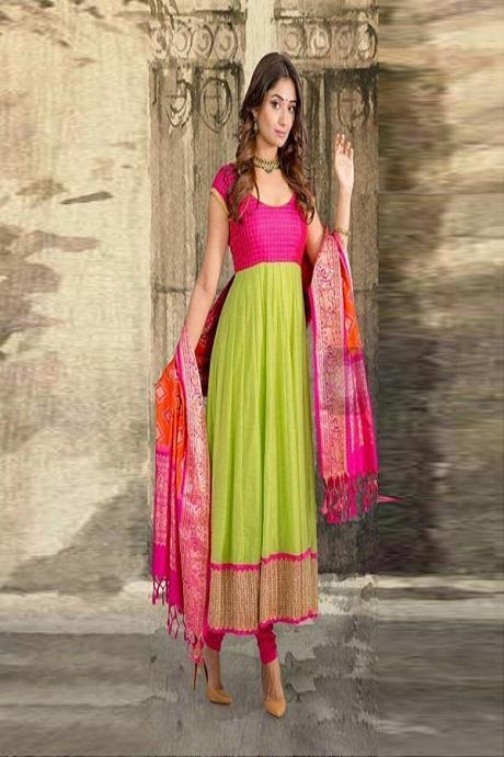 Designer Multi Color Regular Wear Salwar Suits Designs