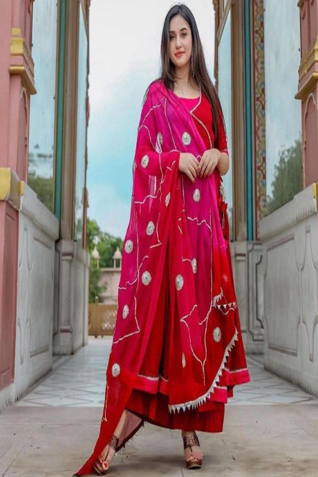 Stylish red Color Designer Salwar Ladies