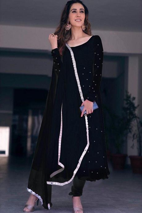 Black Color Designer Festival Heavy Fancy Salwar Kameez
