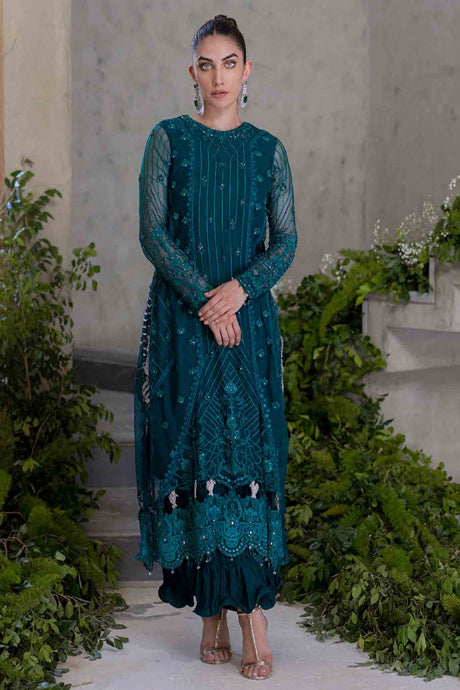 Fabulous Rama Color Designer Embroidery Work Salwar