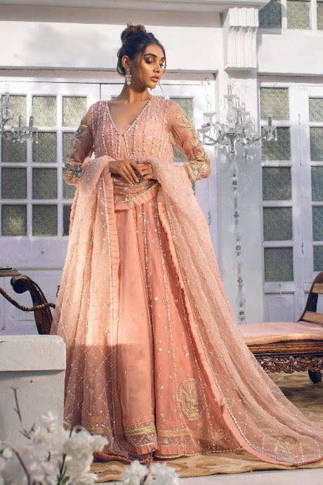 Phenomenal Peach Color Salwar Suit For Girls
