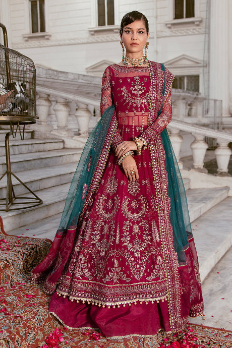 Phenomenal Maroon Color Heavy Hand Work Suits
