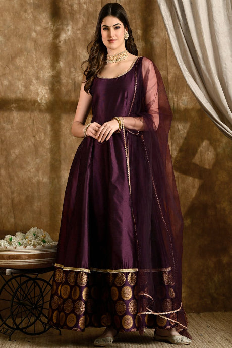 Online Silk Gown Collection Dress For Party wear girls