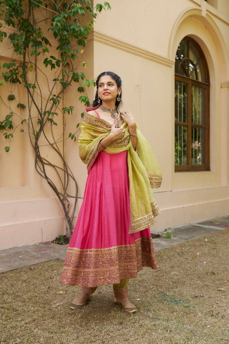 Beautiful Designer Embroidery Work Online Gown for women