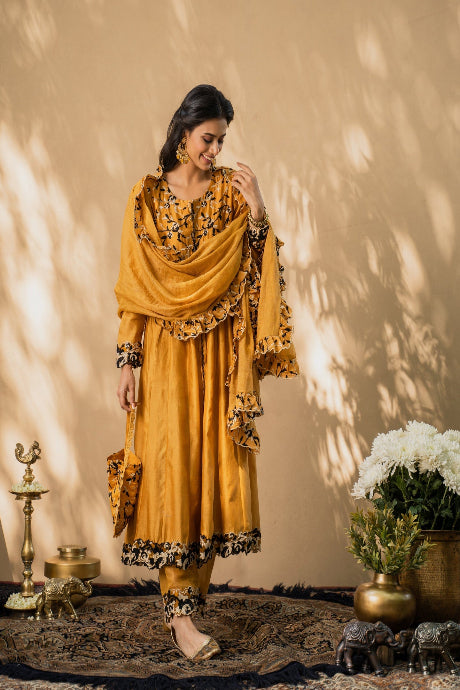 Party Wear Embroidery Work Gown for women