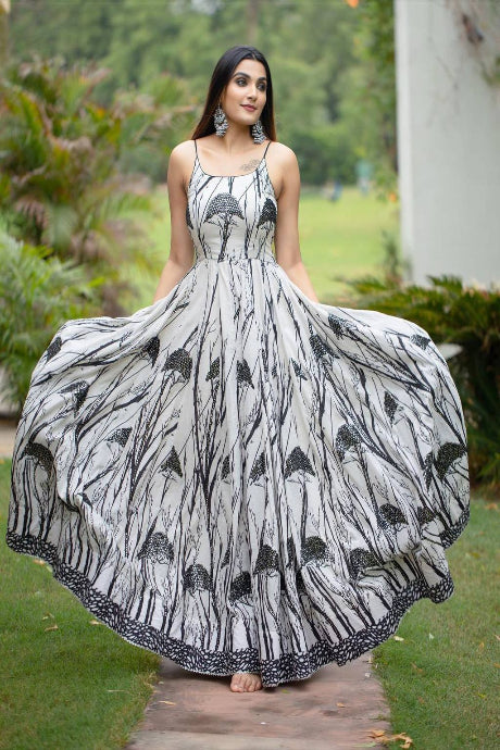 Silk Best Online Embroidery Work multi color gown for girls
