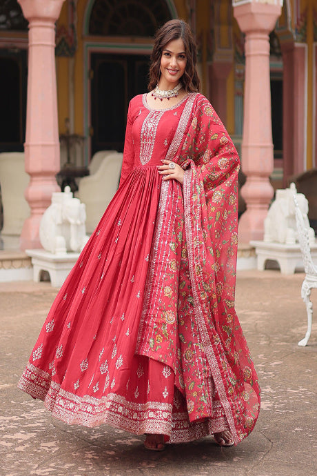Admirable Designer Heavy Work Stylish Gown for girls