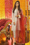 Chikankari White color Festival Wear Cotton Silk Dress