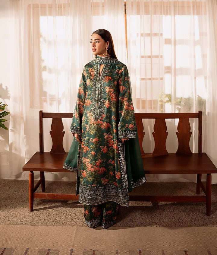 Womens Pure Silk Embroidery  Hand Work  Silk Salwar Gown