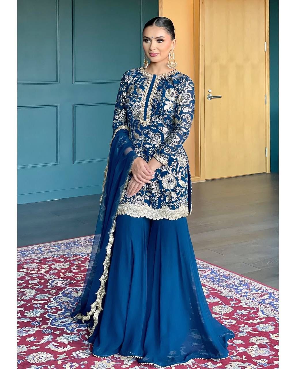 Occasional Wear Digital Printed Pure Cotton Salwar Desgins