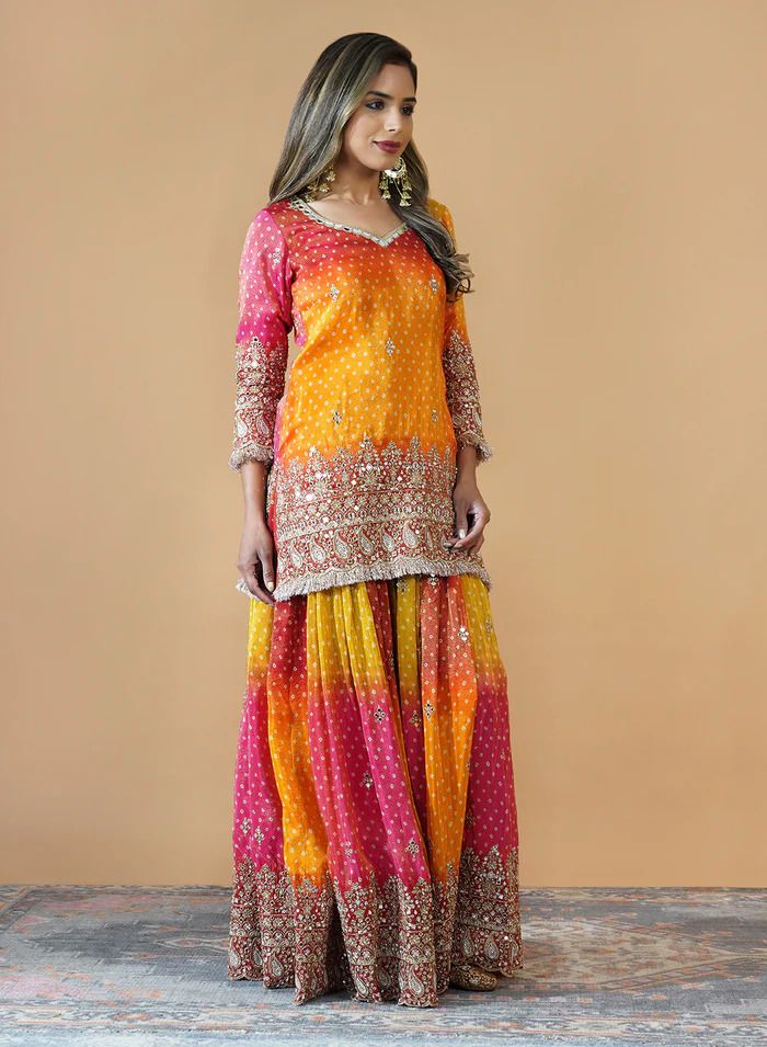 multi Color Fancy Kurti Embroidery Work Salwar Suits Design