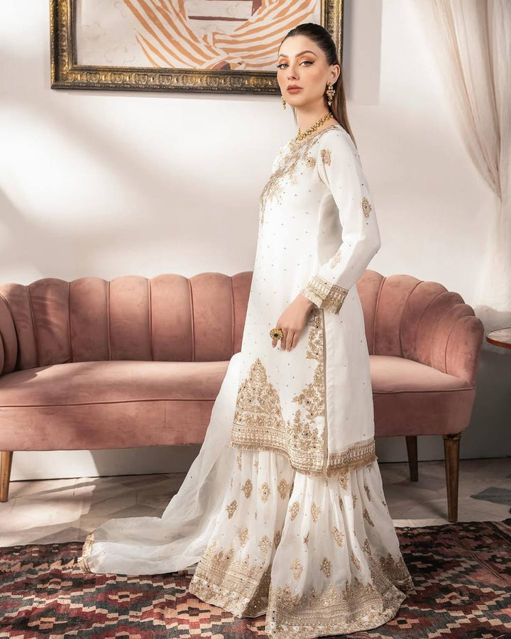 white Color Salwar kameez for women