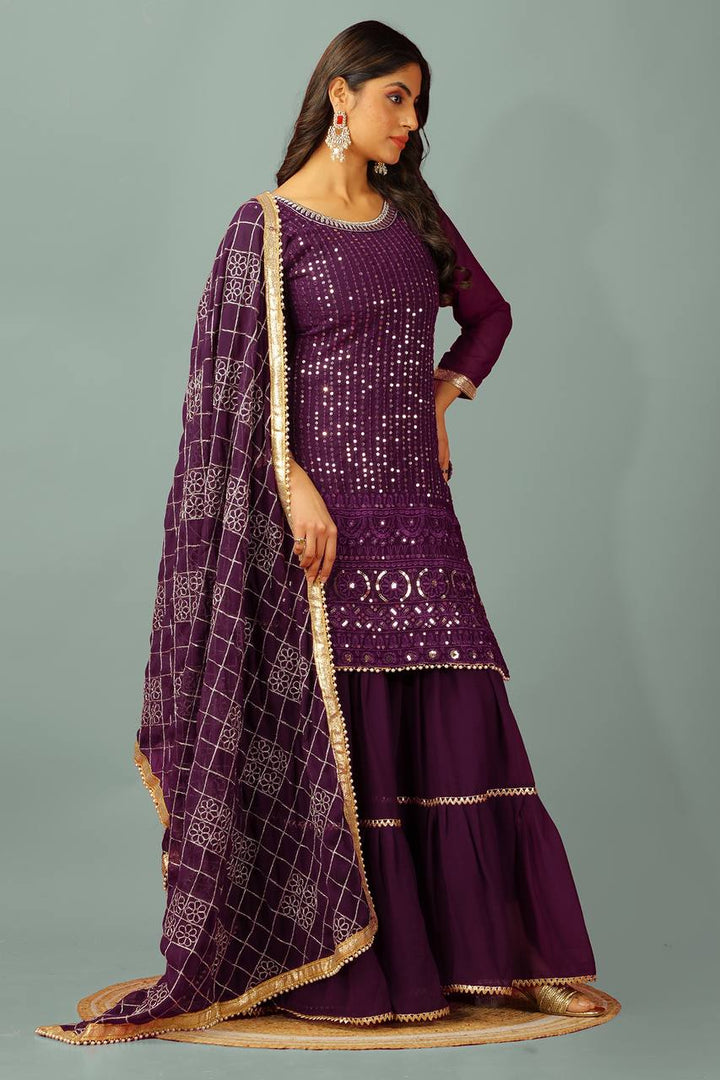 Fashionable Pure Cotton Silk Printed Party Wear Salwar Kameez