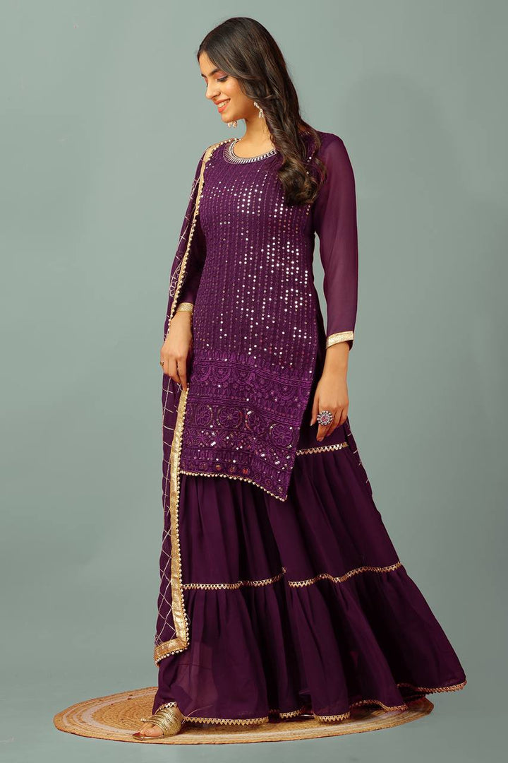 Fashionable Pure Cotton Silk Printed Party Wear Salwar Kameez