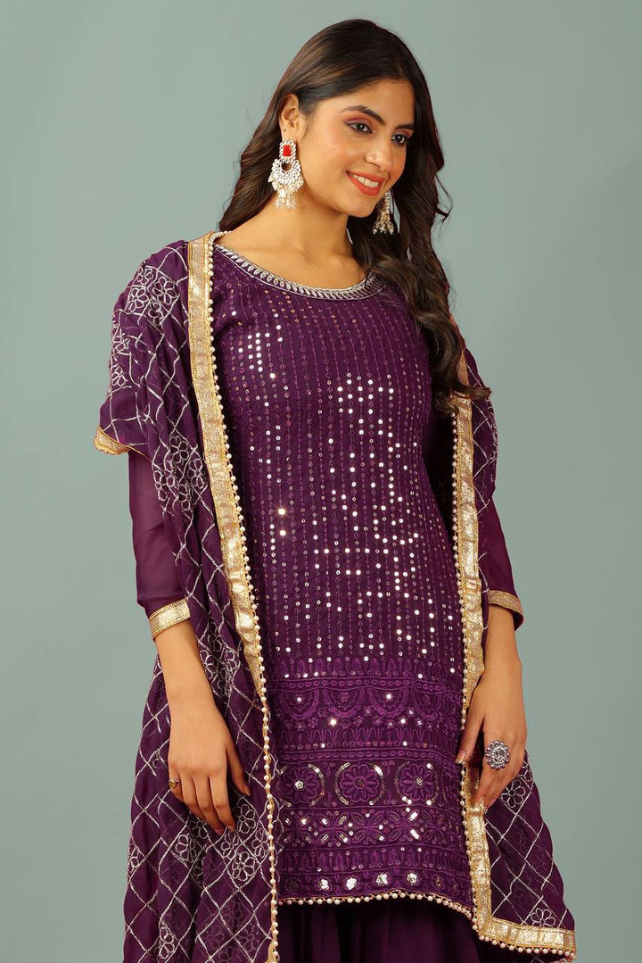 Fashionable Pure Cotton Silk Printed Party Wear Salwar Kameez