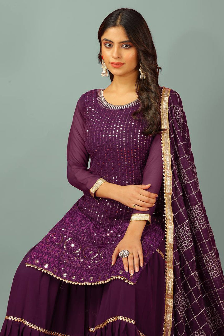 Fashionable Pure Cotton Silk Printed Party Wear Salwar Kameez