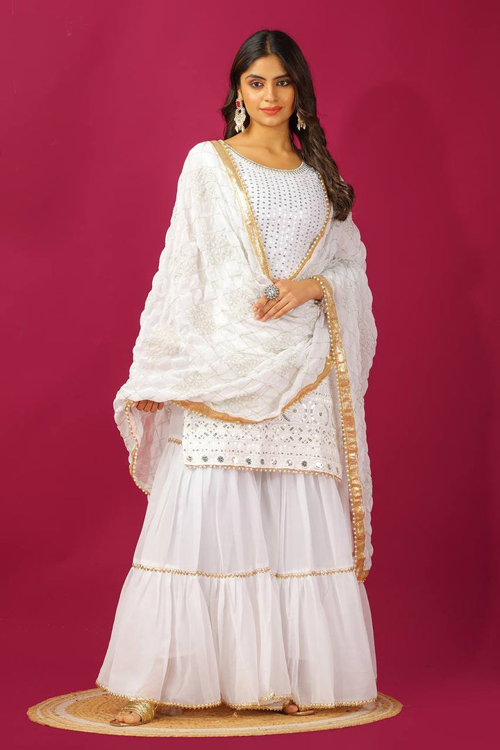 Womens Pure Cotton Silk Printed Anarkali Salwar Kameez
