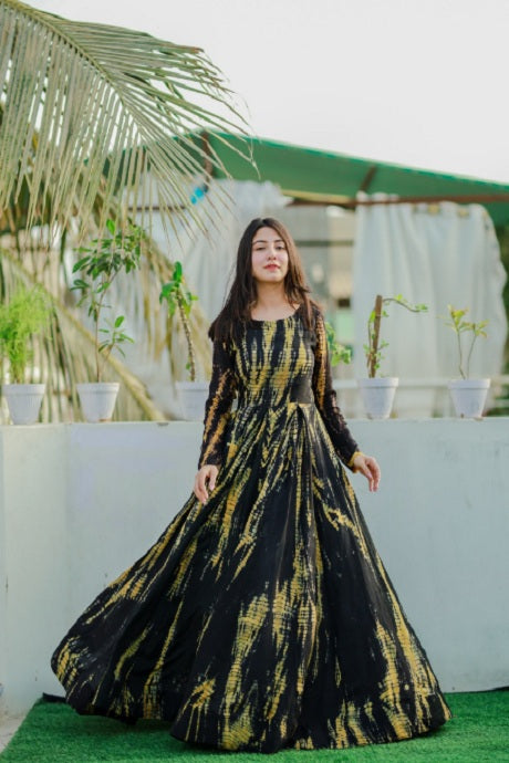 Multi Printed Anarkali Online Low Rate Gown For Party