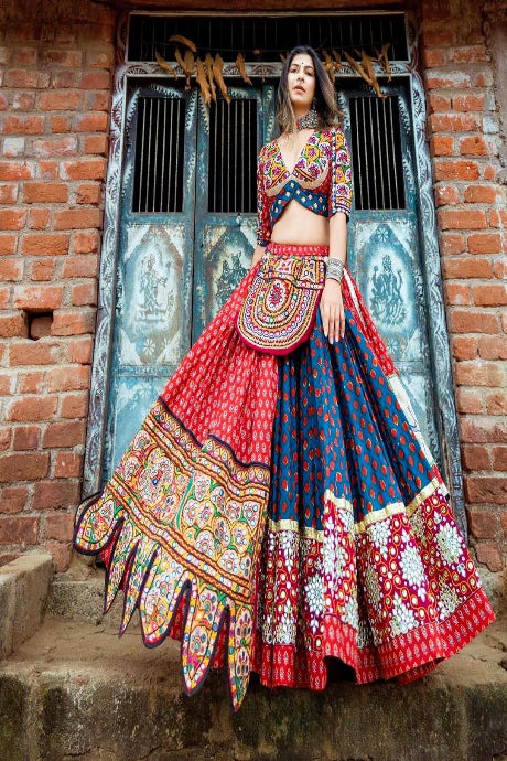 Multi Color Party Wear Lehenga With Diwali Design