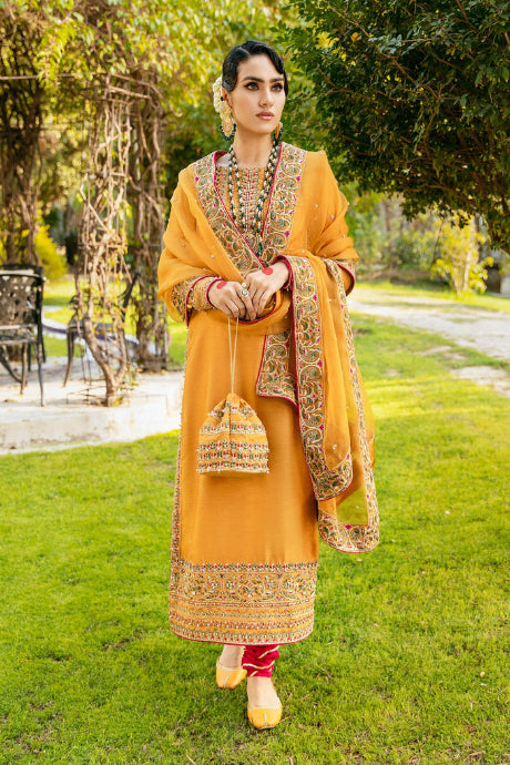 Eye Watering Yellow Color Fancy Suit Designs