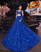 blue color Beutiful Designer Art Silk Lehenga Choli Online Collection