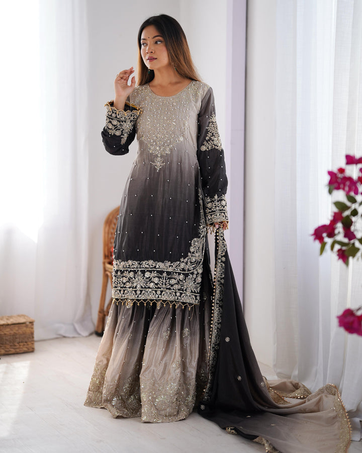 Occasional Wear Digital multi color Printed Salwar Suits Designs
