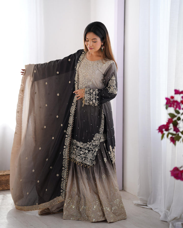Occasional Wear Digital multi color Printed Salwar Suits Designs