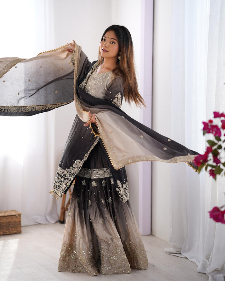 Occasional Wear Digital multi color Printed Salwar Suits Designs