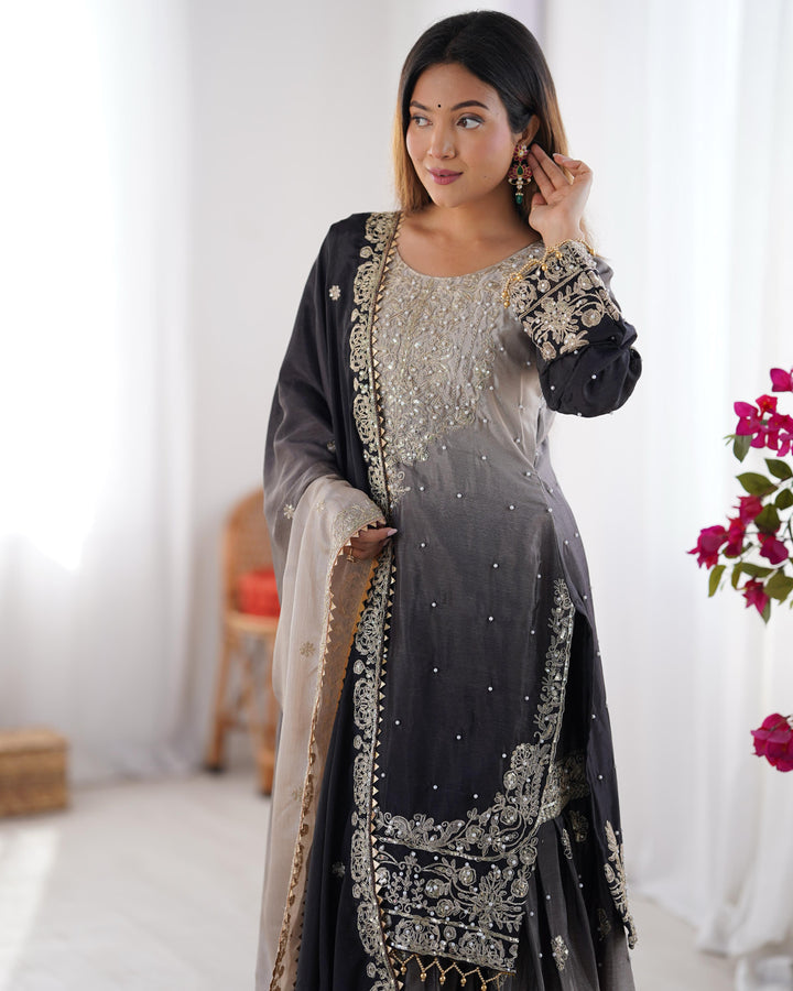Occasional Wear Digital multi color Printed Salwar Suits Designs