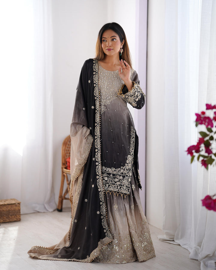 Occasional Wear Digital multi color Printed Salwar Suits Designs