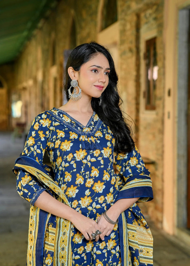Royal Marigold Cotton Set