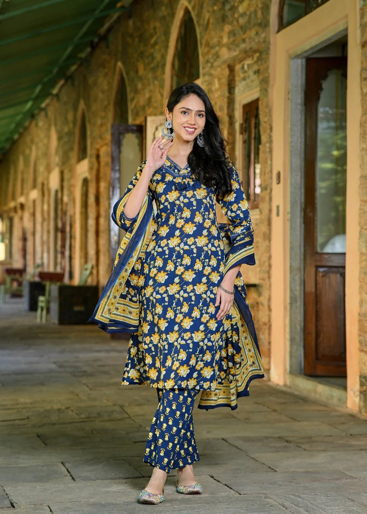 Royal Marigold Cotton Set