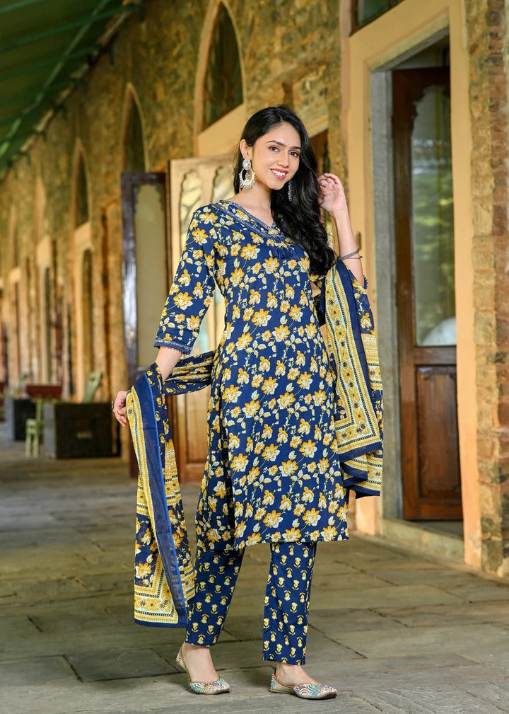 Royal Marigold Cotton Set