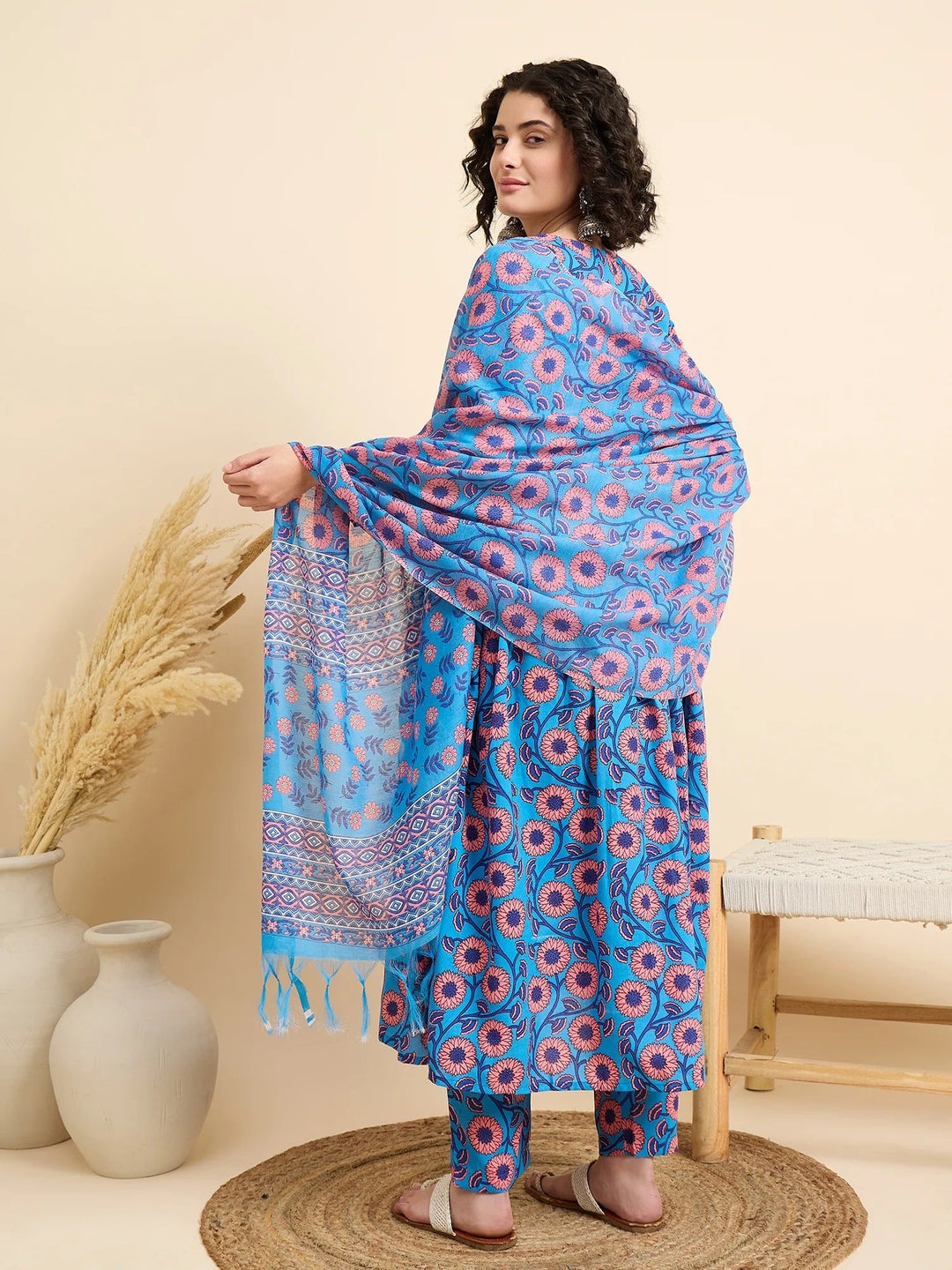 Blue Blossom Breeze Suit Set