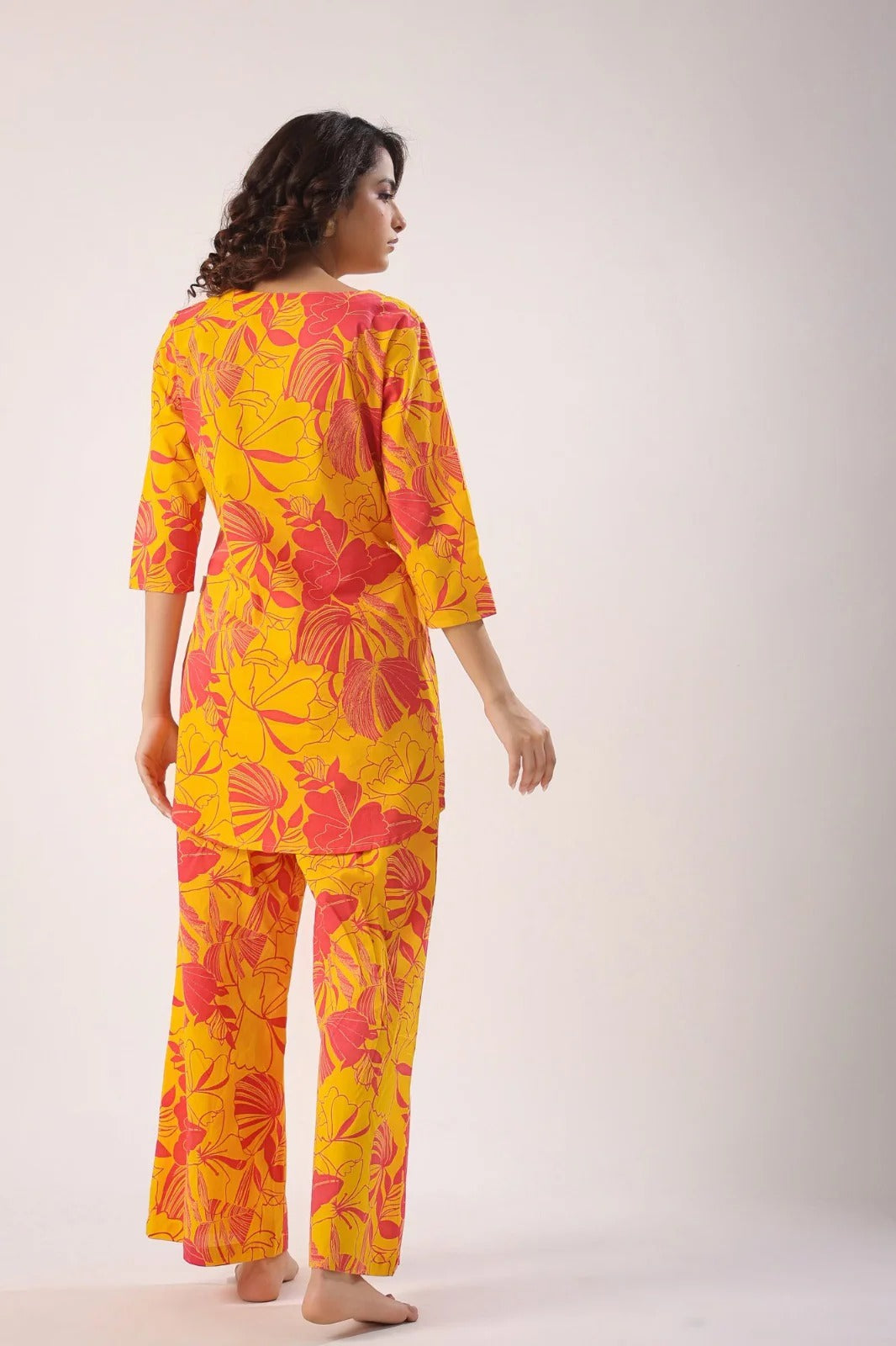 Zesty Bloom Taj Cotton Co-ord Set