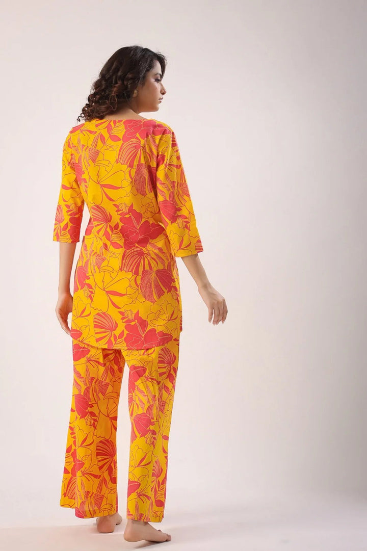 Zesty Bloom Taj Cotton Co-ord Set