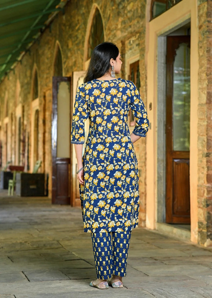 Royal Marigold Cotton Set