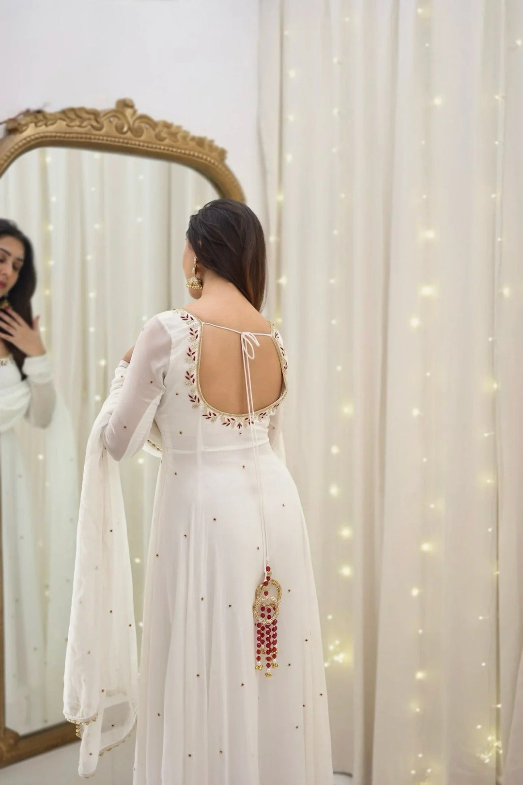 Apsara White Suit Set
