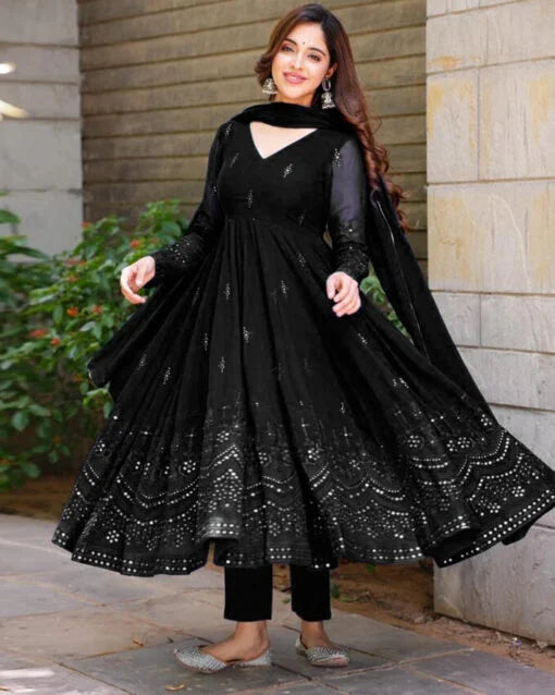 Alluring Heavy Work Designer Gown Online for girls
