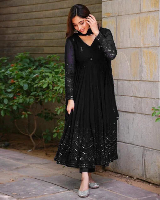 Alluring Heavy Work Designer Gown Online for girls