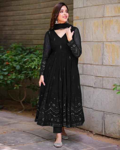 Alluring Heavy Work Designer Gown Online for girls