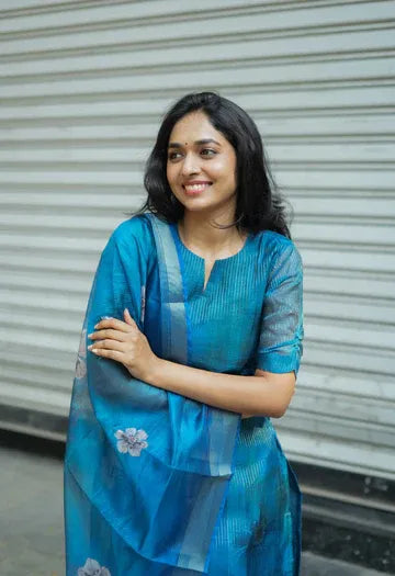 Shrungar-Blue Color Kurti For Girls
