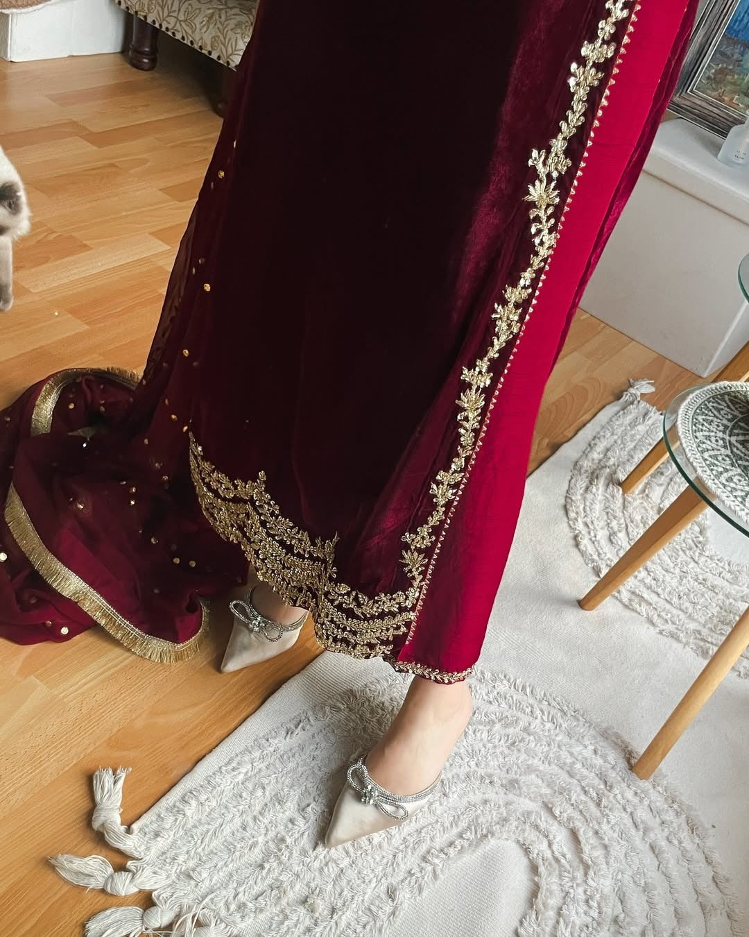 Reds & velvets Suit for the winter