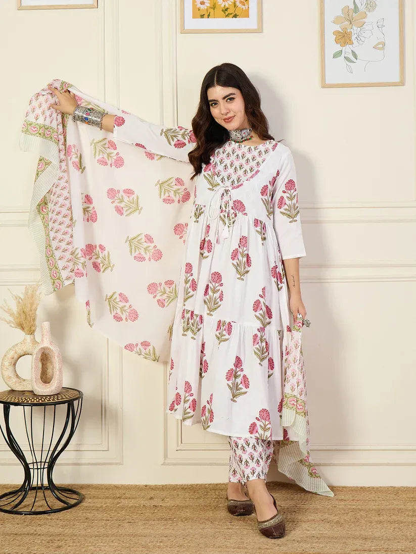 Gulbagh Tiered Anarkali Set