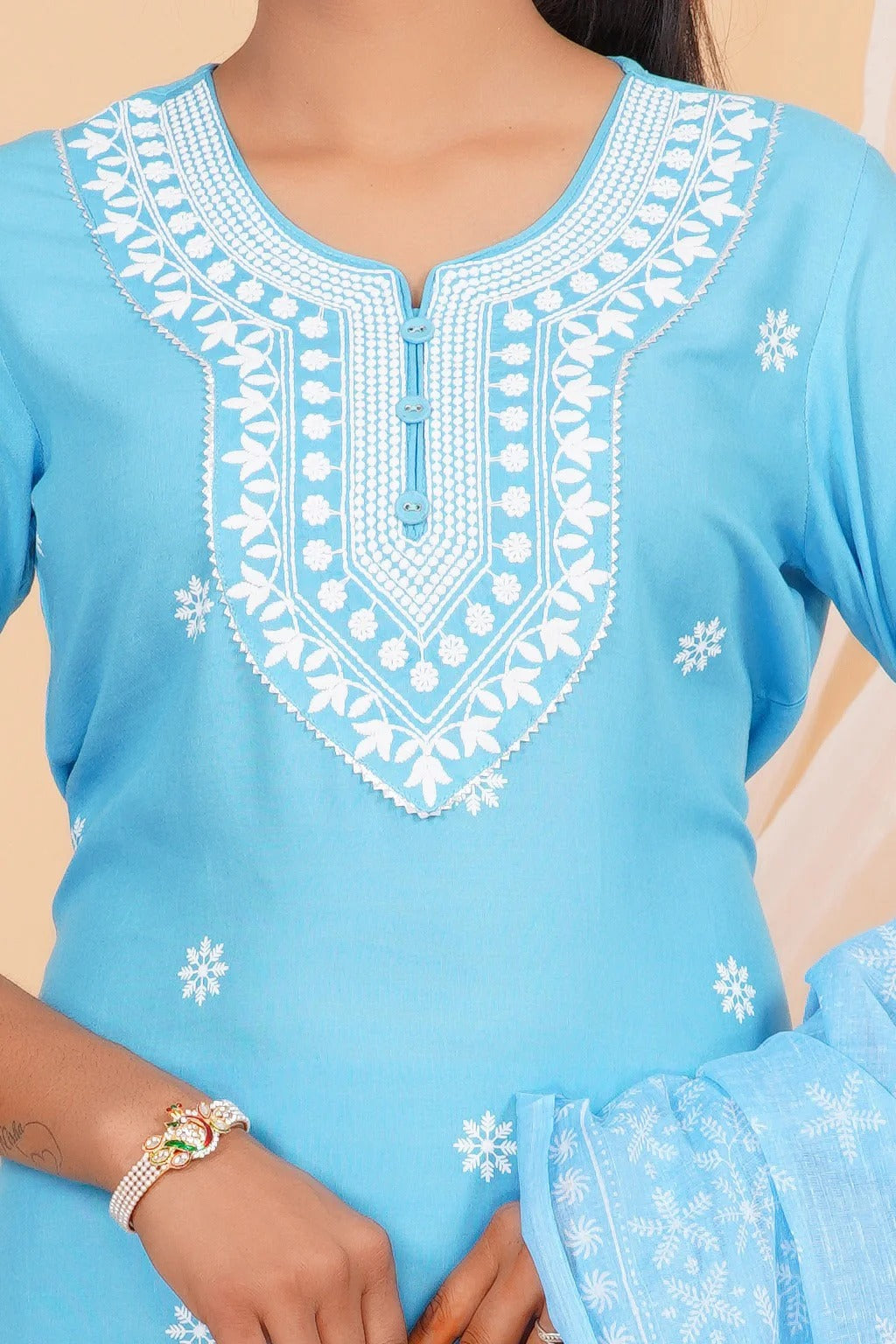 Bluebell Breeze Viscose Rayon Suit Set