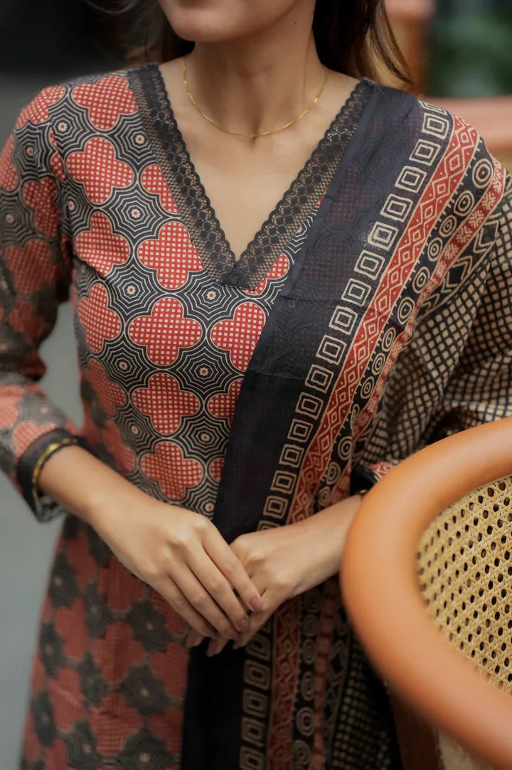 Krithi Pure Cotton Suit