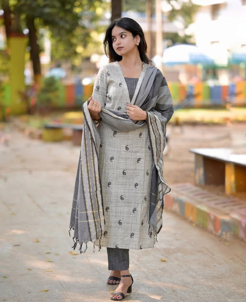 Style With Our Handwoven South Cotton Suit