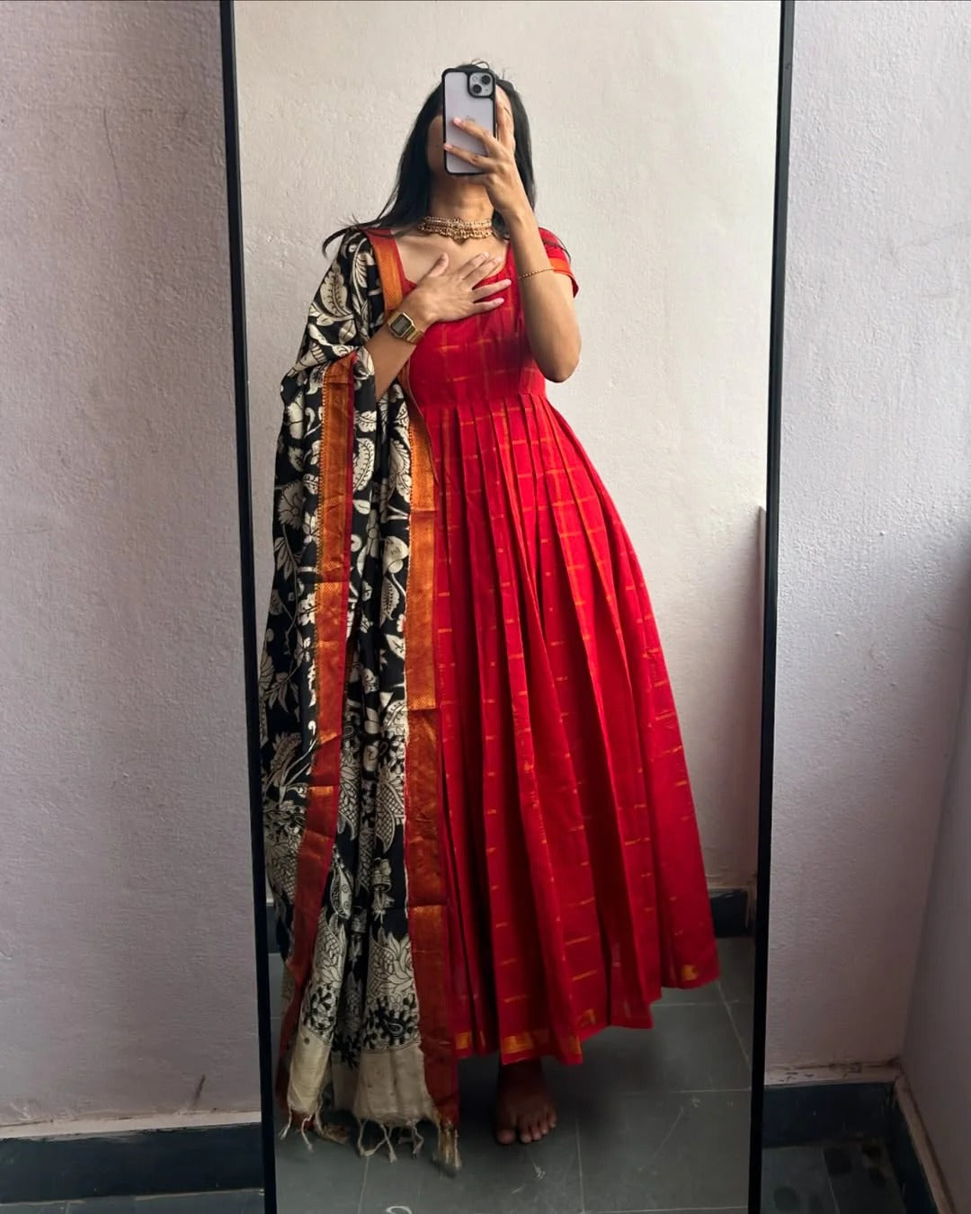 Sharanya Flared Kurta & Dupatta