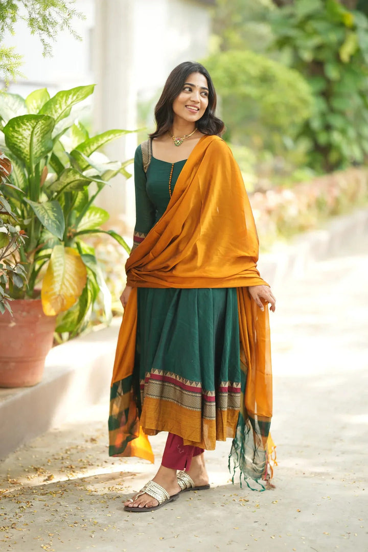Shrungar Pure Handloom Anarkali