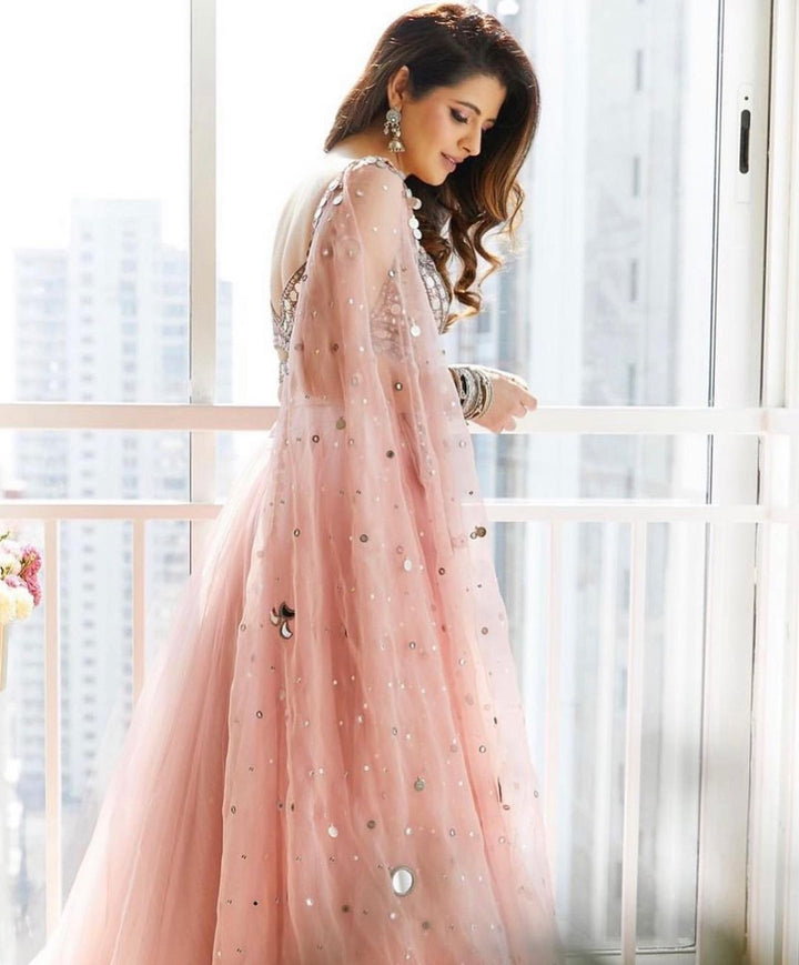 Beautiful Pink Lehenga Choli For Girls